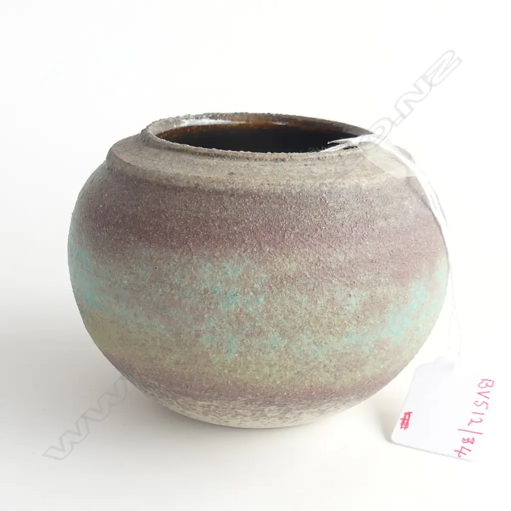GRAEME STORM POTTERY BOWL H90MM  RESIST PAT AK20880 Image 1++