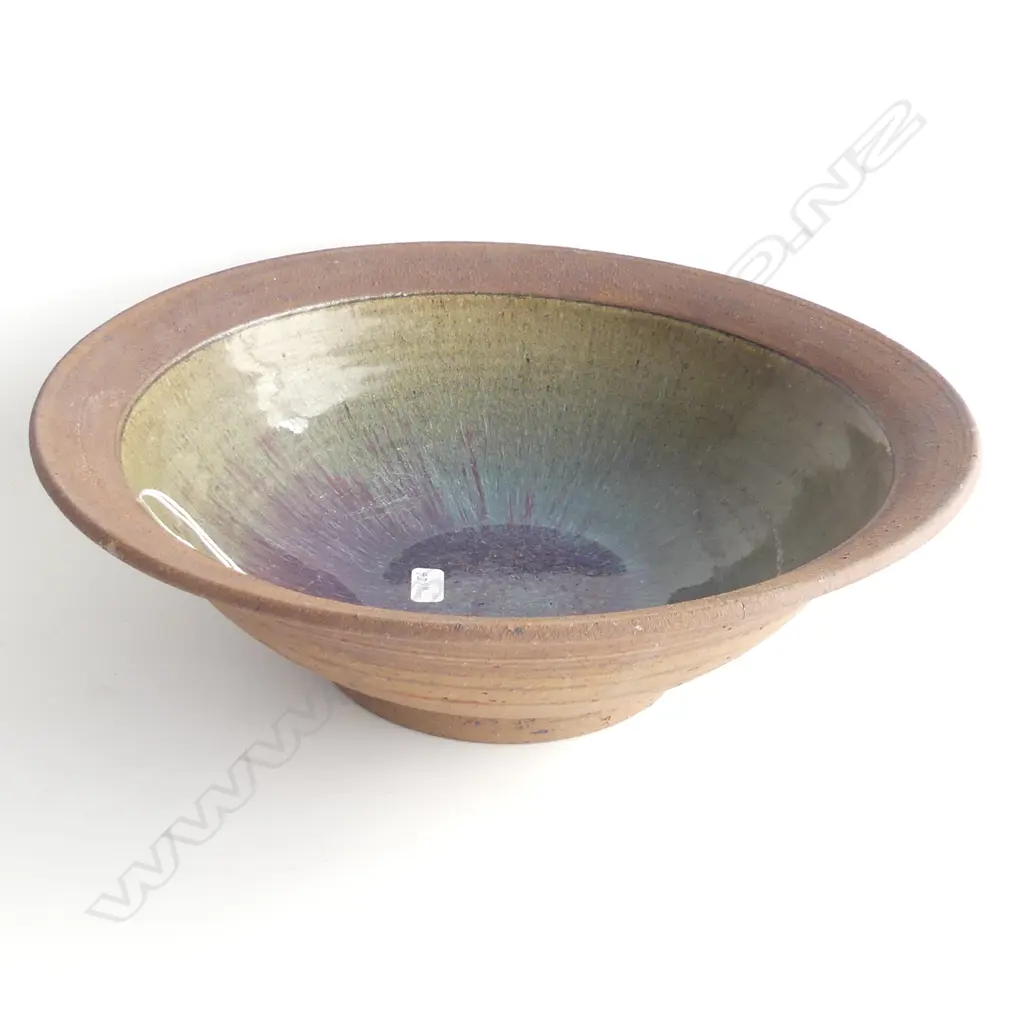 LGE STUDIO POTTERY BOWL 345mm dia (faults) (AK56) Image 1++