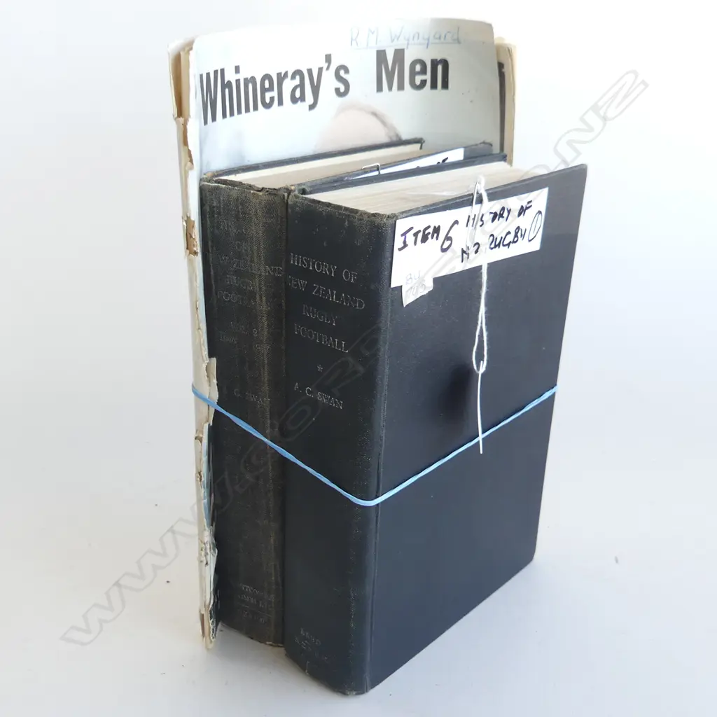 2 VOLS. HISTORY OF NZ RUGBY FOOTBALL 1870-1945 VOL.1&2 +...... Image 1++