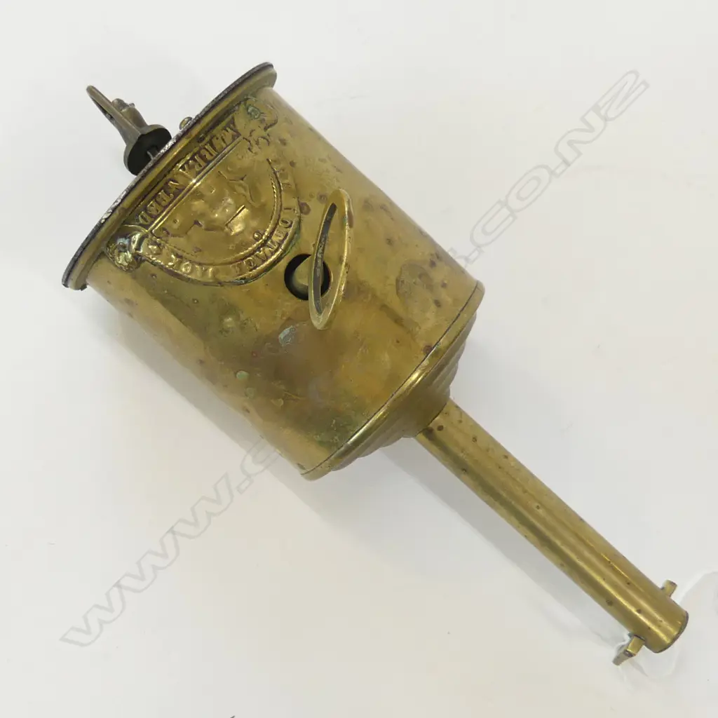 OLD BRASS SPIT ROASTER L 280MM Image 1++