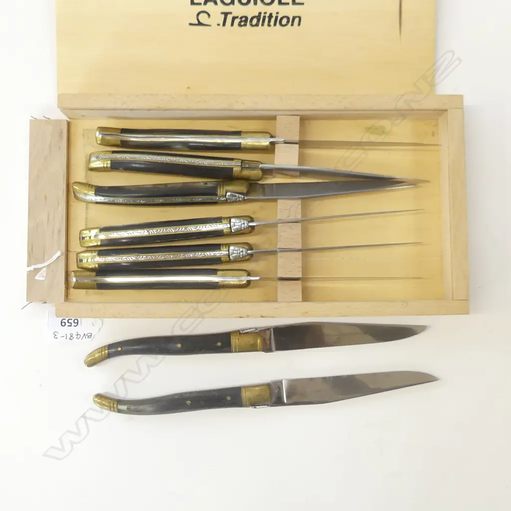 SET 8 LAGUIOLE KNIVES,  Image 1++