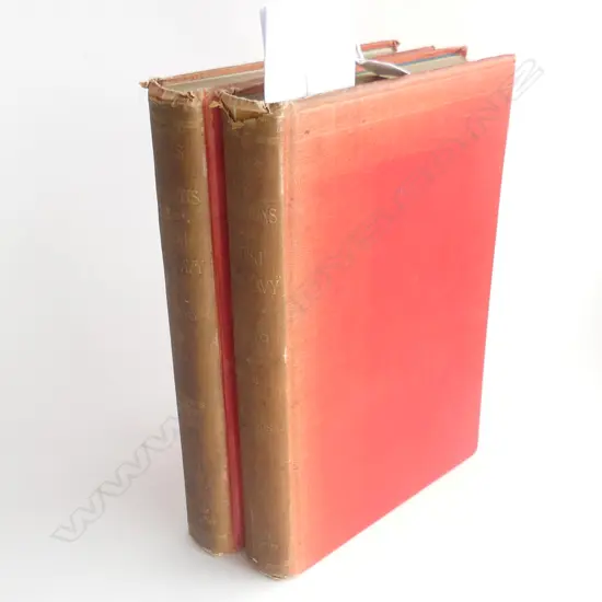 2 ANTIQUE BOOKS; MEDALS & DECORATIONS OF THE BRITISH ARMY & NAVY BY J. H. MAYO 1897