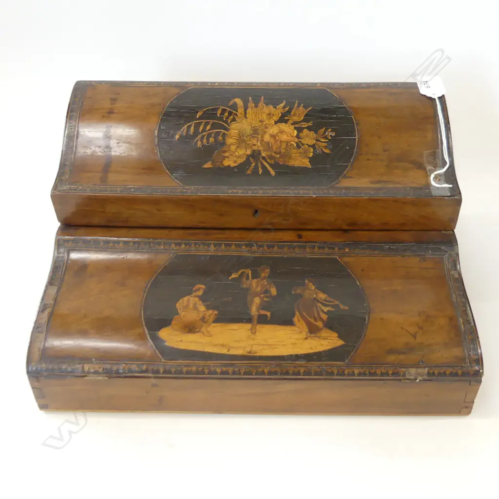 VINTAGE INLAID WRITING SLOPE  Image 1++