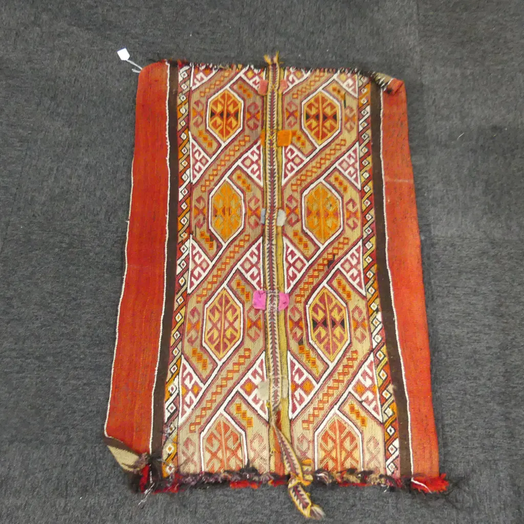 OLD TURKISH KELIM GRAIN BAG / CUSHION COVER  Image 1++