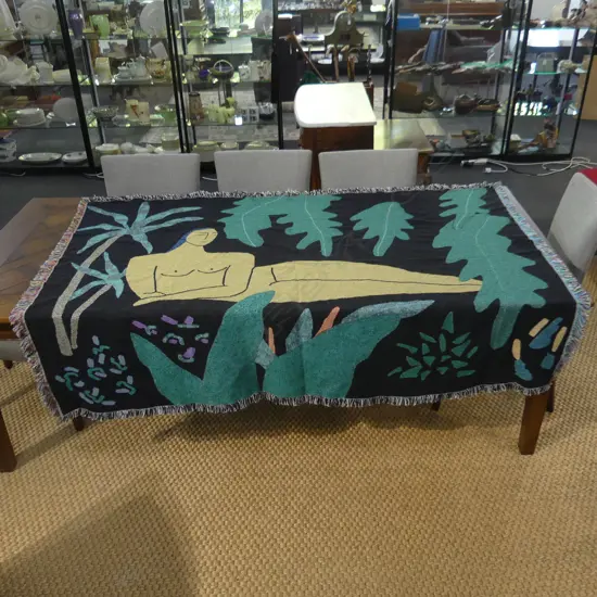 AMERICAN COTTON WALL HANGING. JUNGLE. L 1780 MM