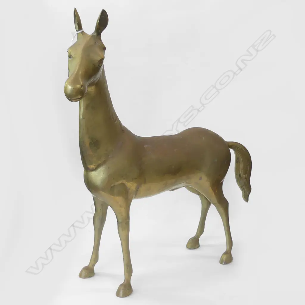 LG BRASS HORSE L 620 X 450MM Image 1++