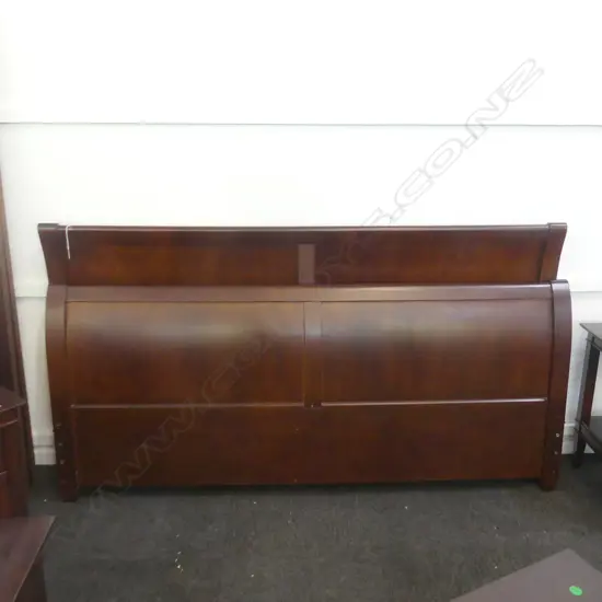 ROSE AND HEATHER TRENAIL SLEIGH BED W.1800mm
