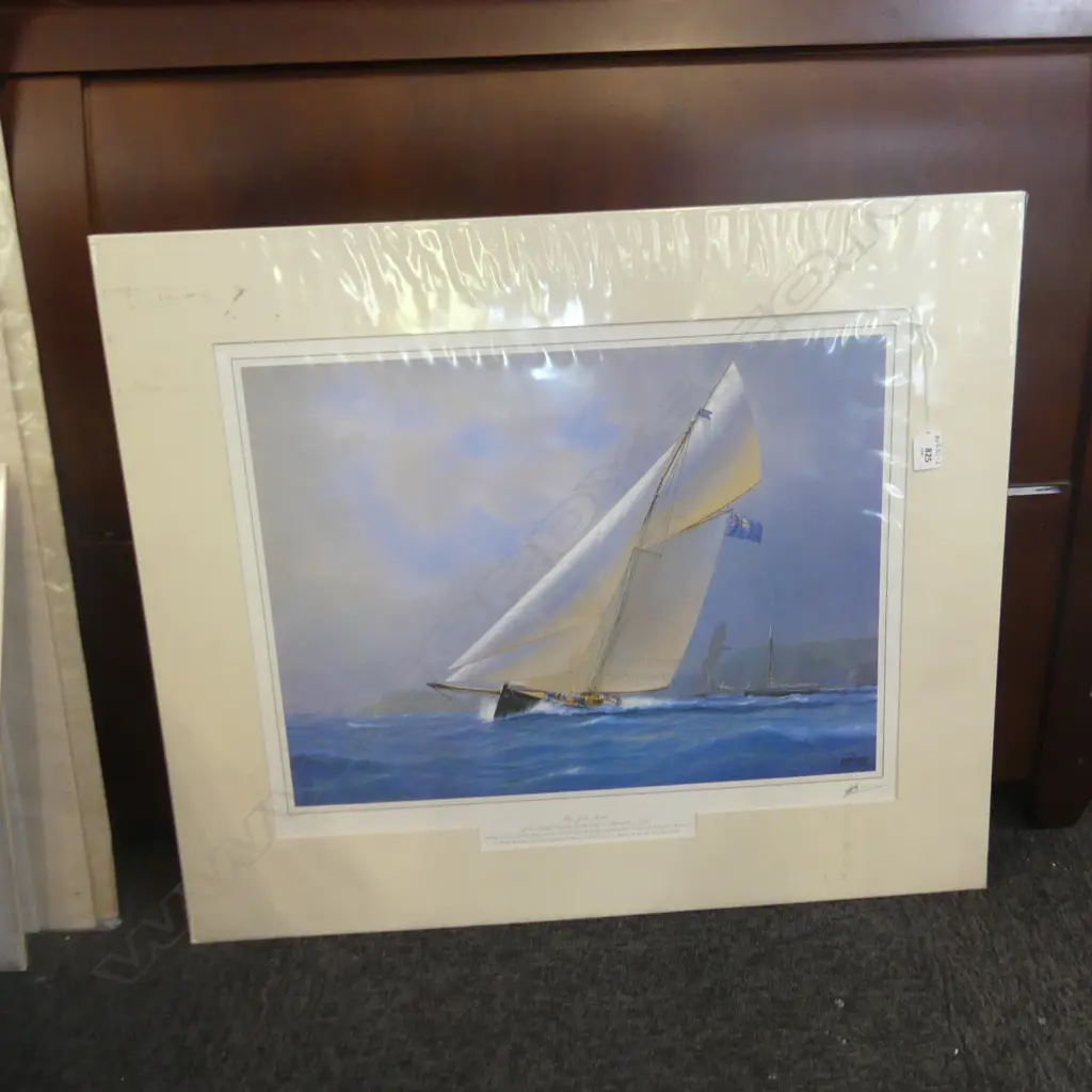 LTD ED.MOUNTED PRINT ;'THE JOLIE BRISE' 1925 SIGNED,  540 X 400MM Image 1++