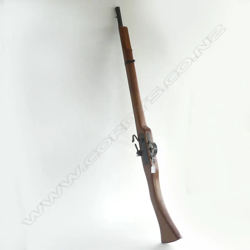 BLACK POWDER RIFLE W OCTAGONAL BARREL L.1233mm. NOT ANTIQUE Image 1++
