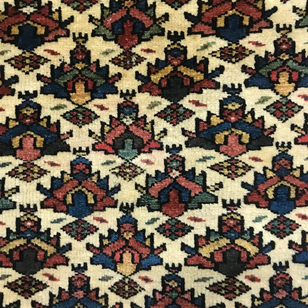An Alpan, Kuba rug. Circa 1900. 189 x 119cm. Image 1++