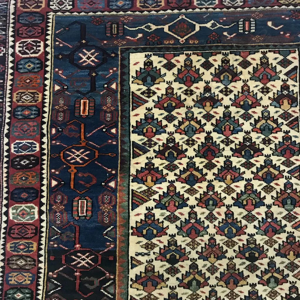 An Alpan, Kuba rug. Circa 1900. 189 x 119cm. Image 1++