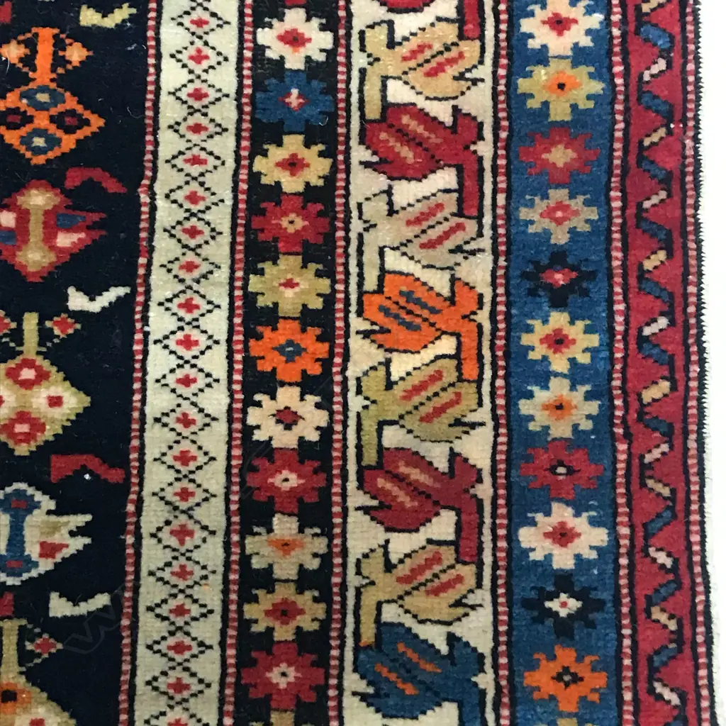 A Khyrdagul Chichi, Kuba rug. Beginning of the 20th century. 154 x 93cm. Image 1++