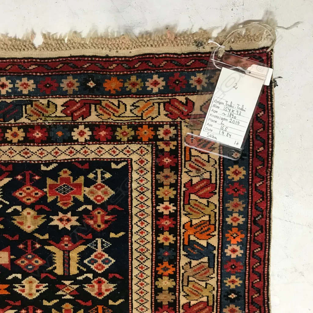 A Khyrdagul Chichi, Kuba rug. Beginning of the 20th century. 154 x 93cm. Image 1++