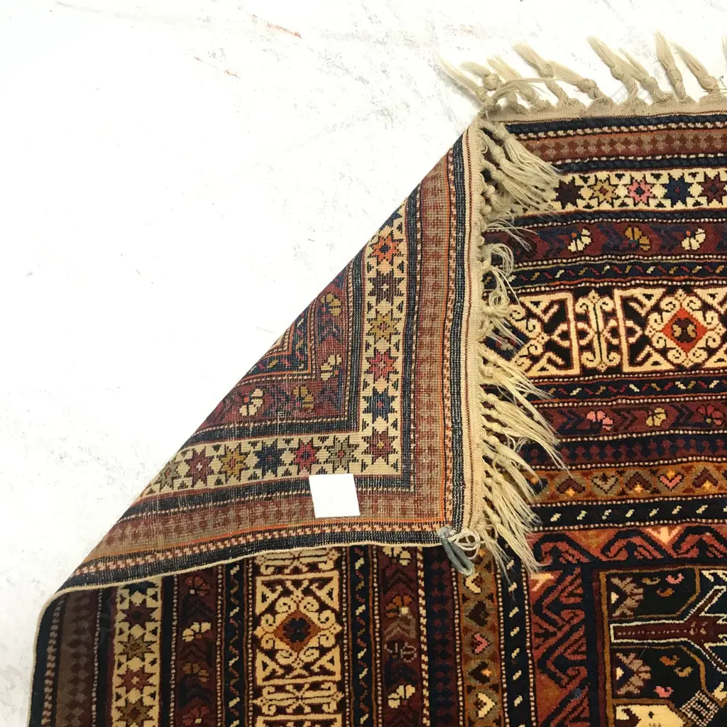 A Gollu Chichi, Kuba rug. First quarter 20thC. 216 x 160cm. Image 1++