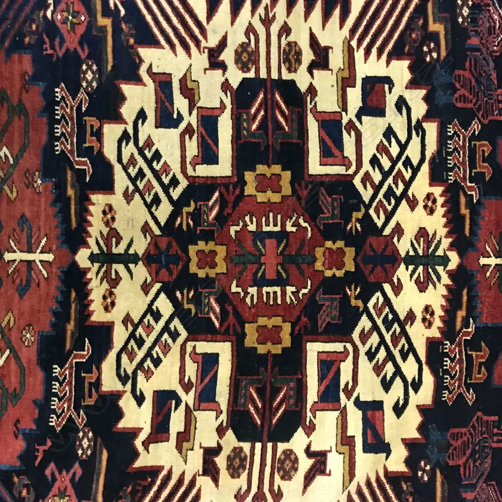 A Daghestan runner. Last quarter 19thC. 388 x 187cm. Image 1++