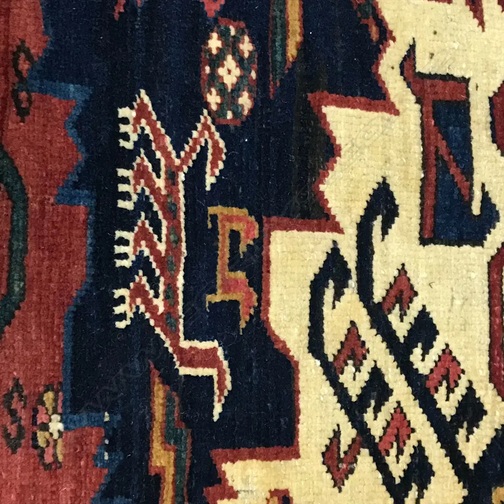 A Daghestan runner. Last quarter 19thC. 388 x 187cm. Image 1++