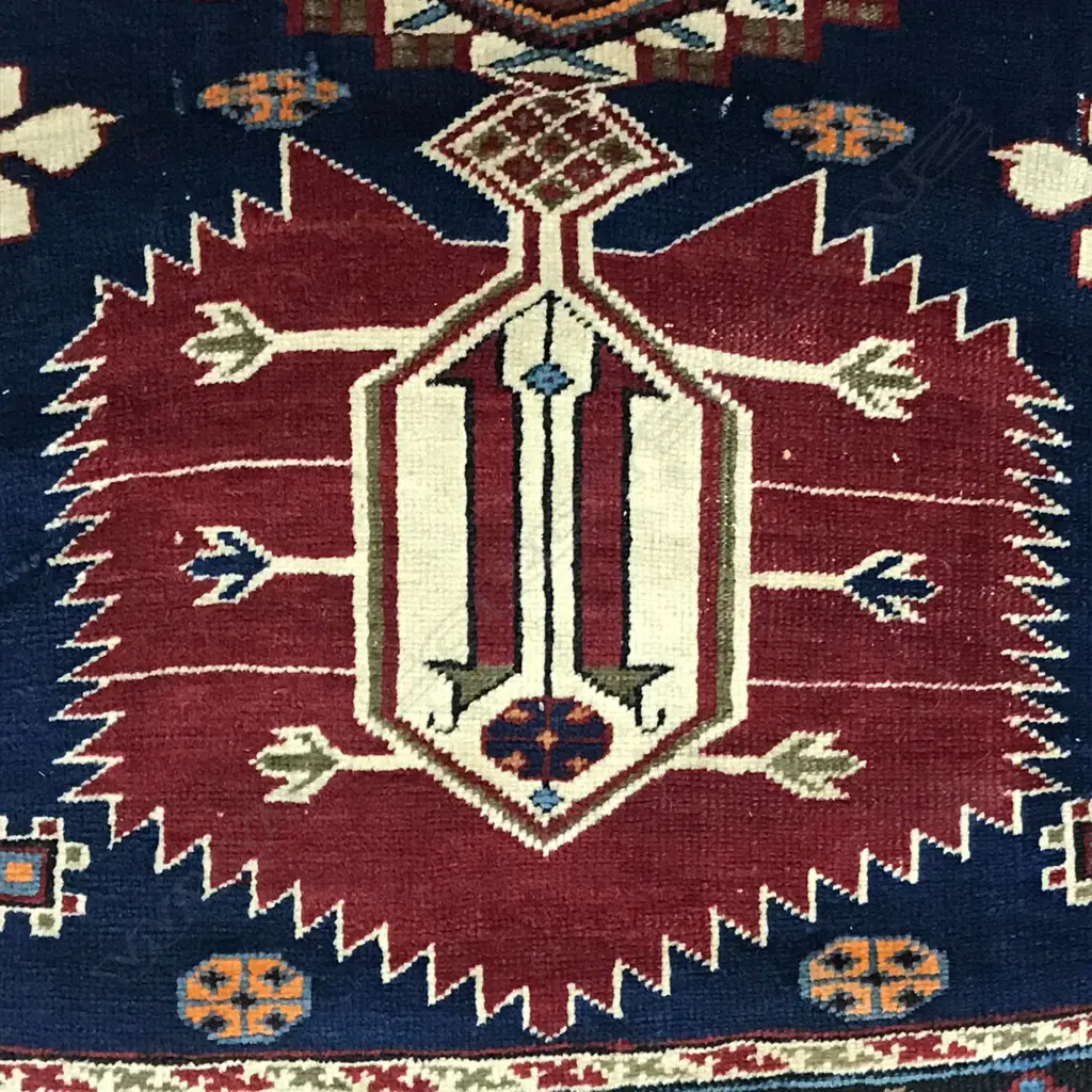 A Shahnazali, Kuba rug. Circa 1900. 267 x 154cm Image 1++