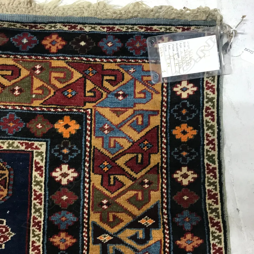 A Shahnazali, Kuba rug. Circa 1900. 267 x 154cm Image 1++