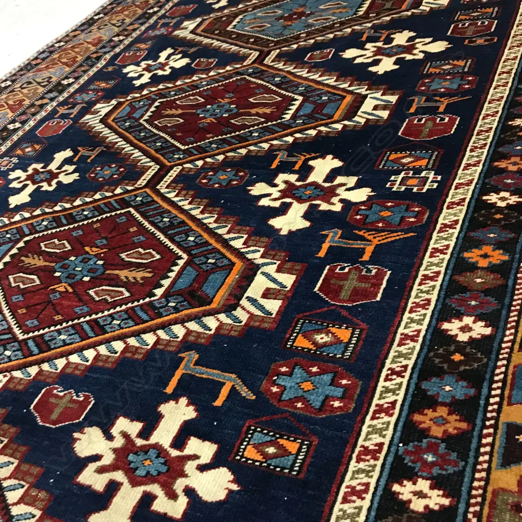 A Shahnazali, Kuba rug. Circa 1900. 267 x 154cm Image 1++