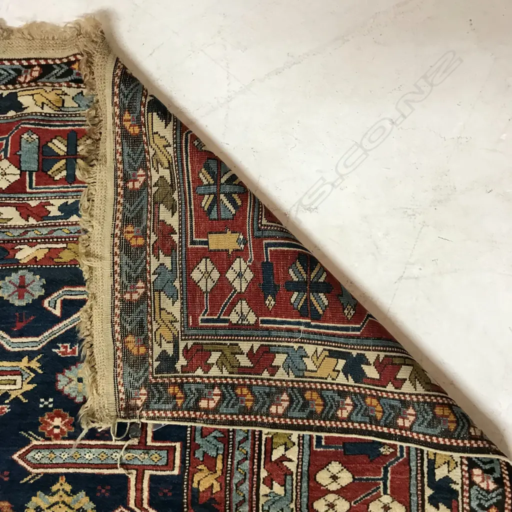 A fine antique 'Perepedil Caucasian', Pirebadil, Kuba broad runner, 295 x 148cm Image 1++