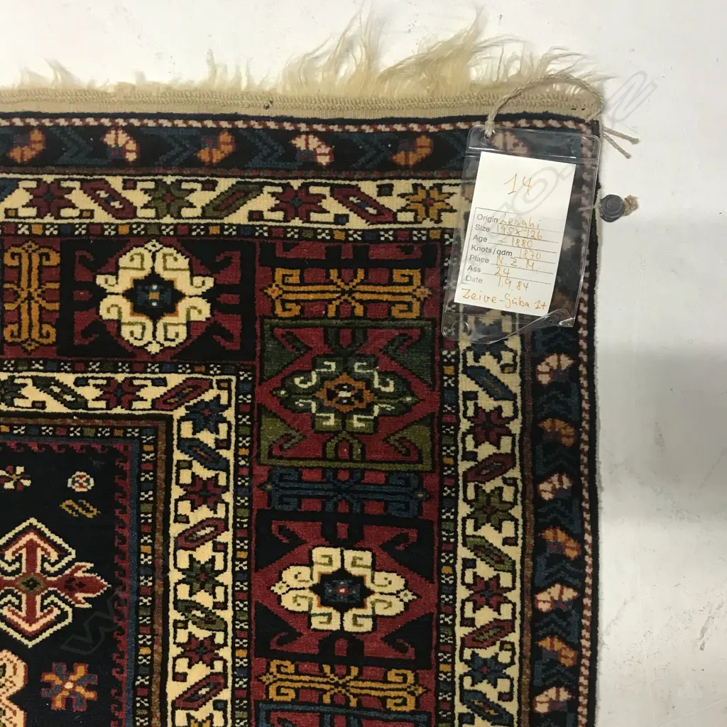 A Zeiva, Kuba rug. 195 x 126cm Image 1++