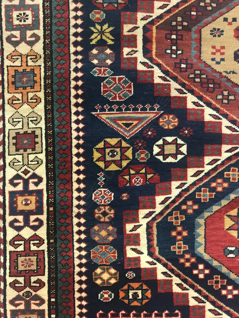 An Arjiman, Shirvan runner. Dated 1907, 309 x 119cm Image 1++