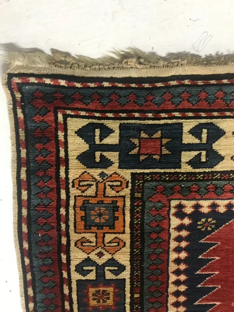 An Arjiman, Shirvan runner. Dated 1907, 309 x 119cm Image 1++