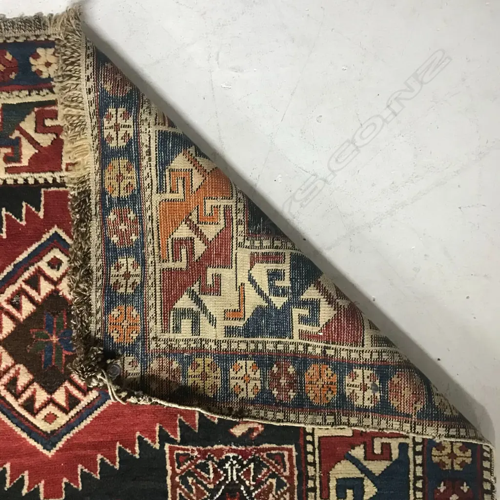 An Arjiman, Shirvan runner. Dated either 1895 or 1927. 337 x 167cm. Image 1++