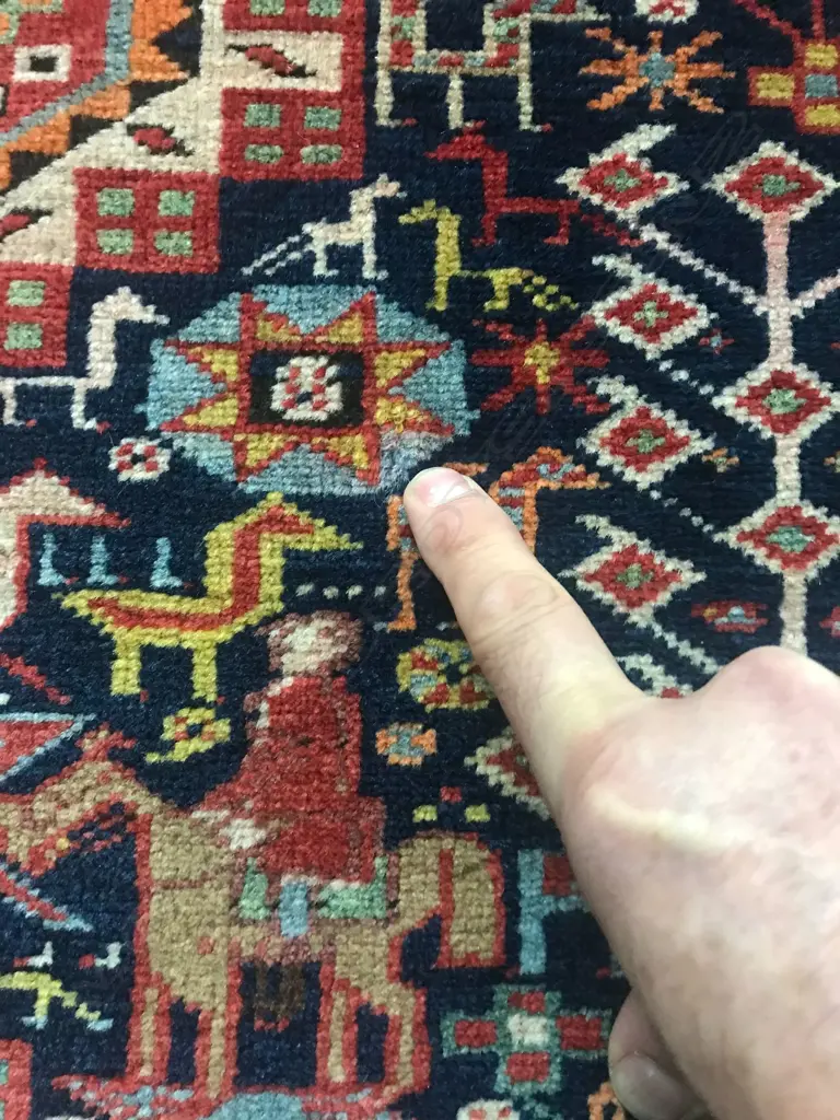 A good Arjiman, Shirvan runner. Second half 19thC. 293 x 151cm. Image 1++