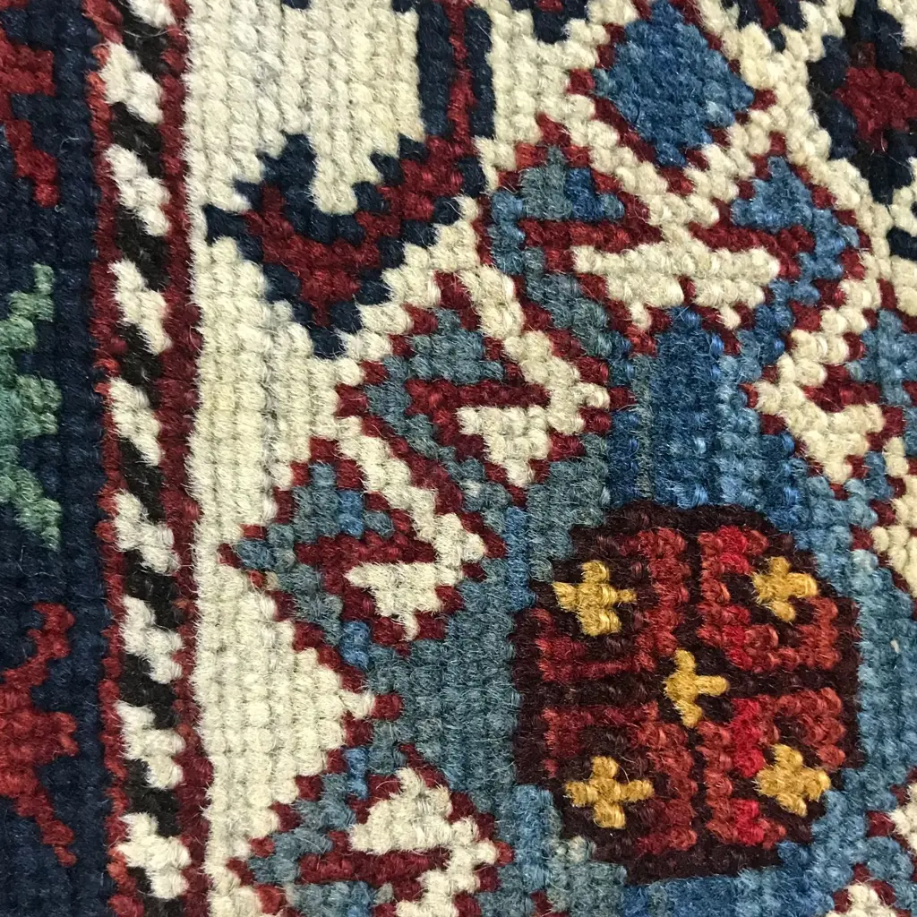 A Mihrabi Chukhanly, Shirvan prayer rug. Circa 1900. 173 x 105cm. Image 1++