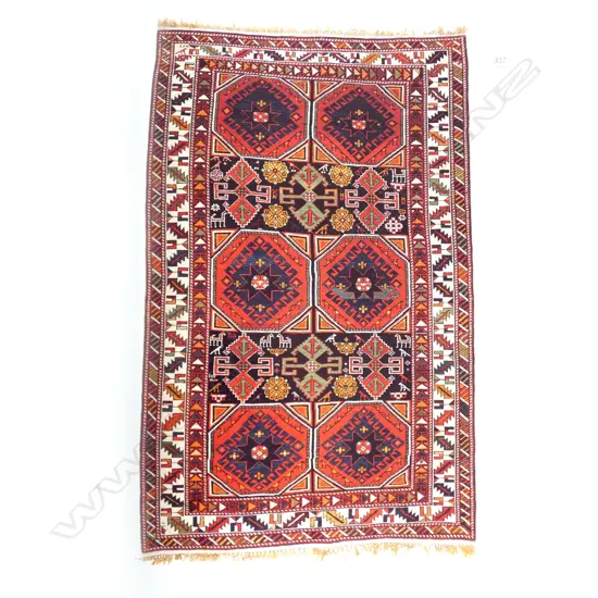 A Bijov, Shirvan rug. Early 20thC. 184 x 123cm