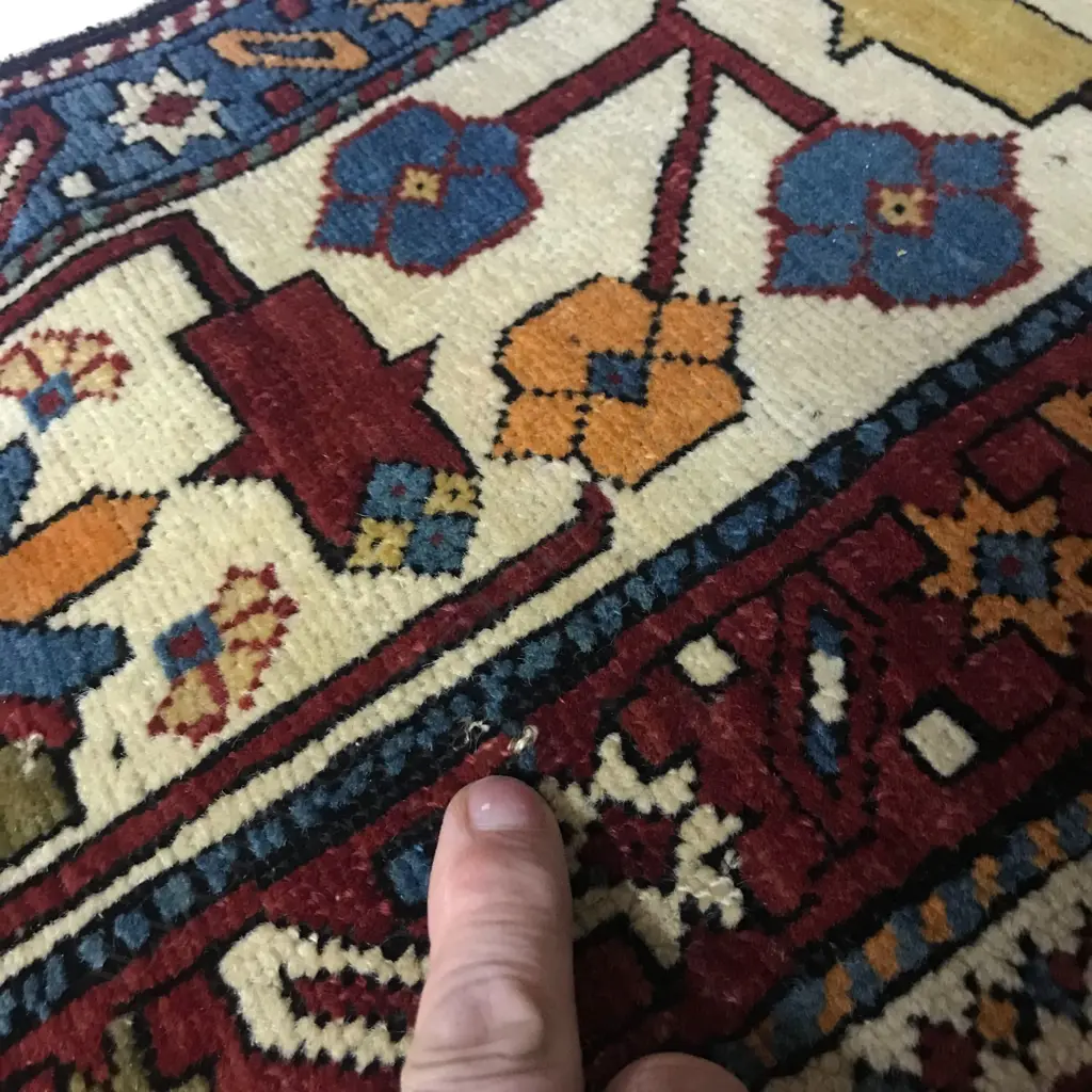 A long Hajikabul, Shirvan runner. Second half of 19thC. 415 x 123cm. Image 1++