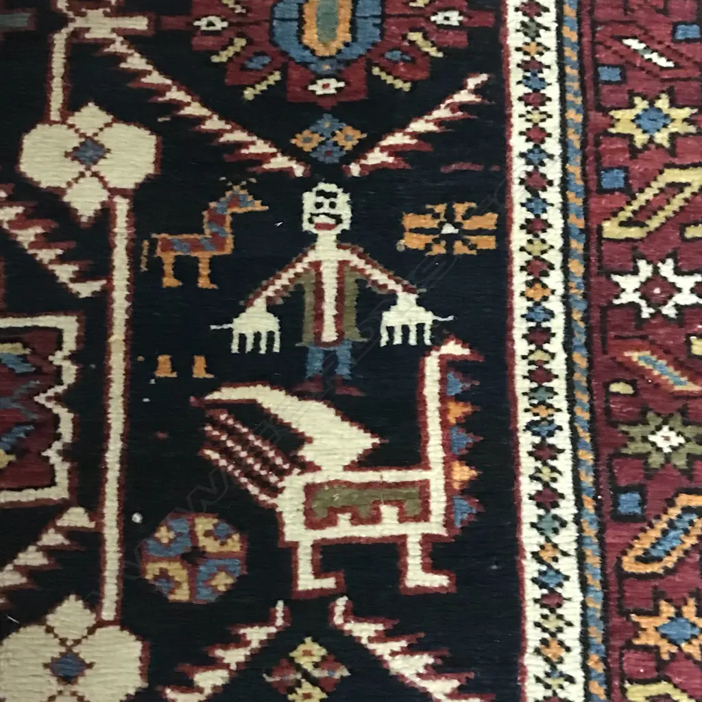 A long Hajikabul, Shirvan runner. Second half of 19thC. 415 x 123cm. Image 1++