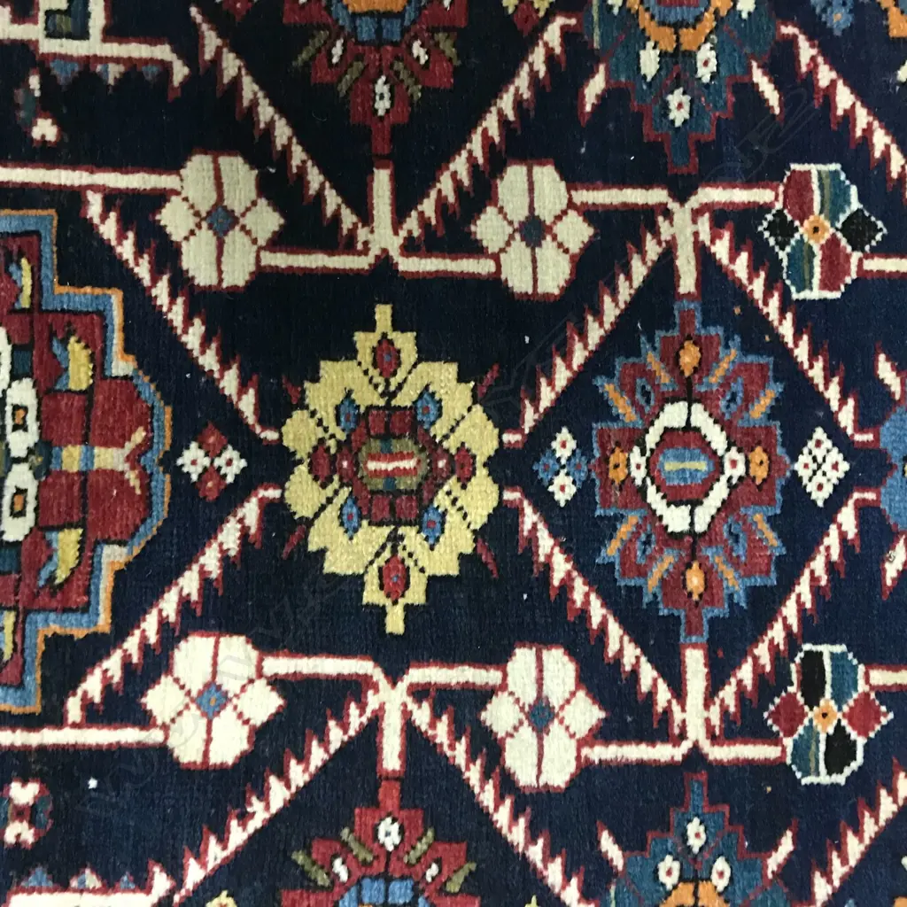 A long Hajikabul, Shirvan runner. Second half of 19thC. 415 x 123cm. Image 1++