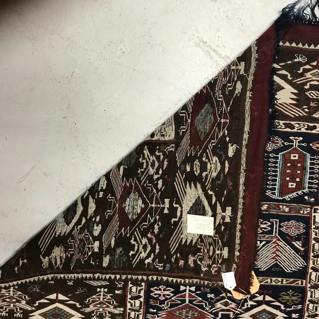 A Shadda Zili flatweave, Shirvan, 1898. 230 x 190cm Image 1++