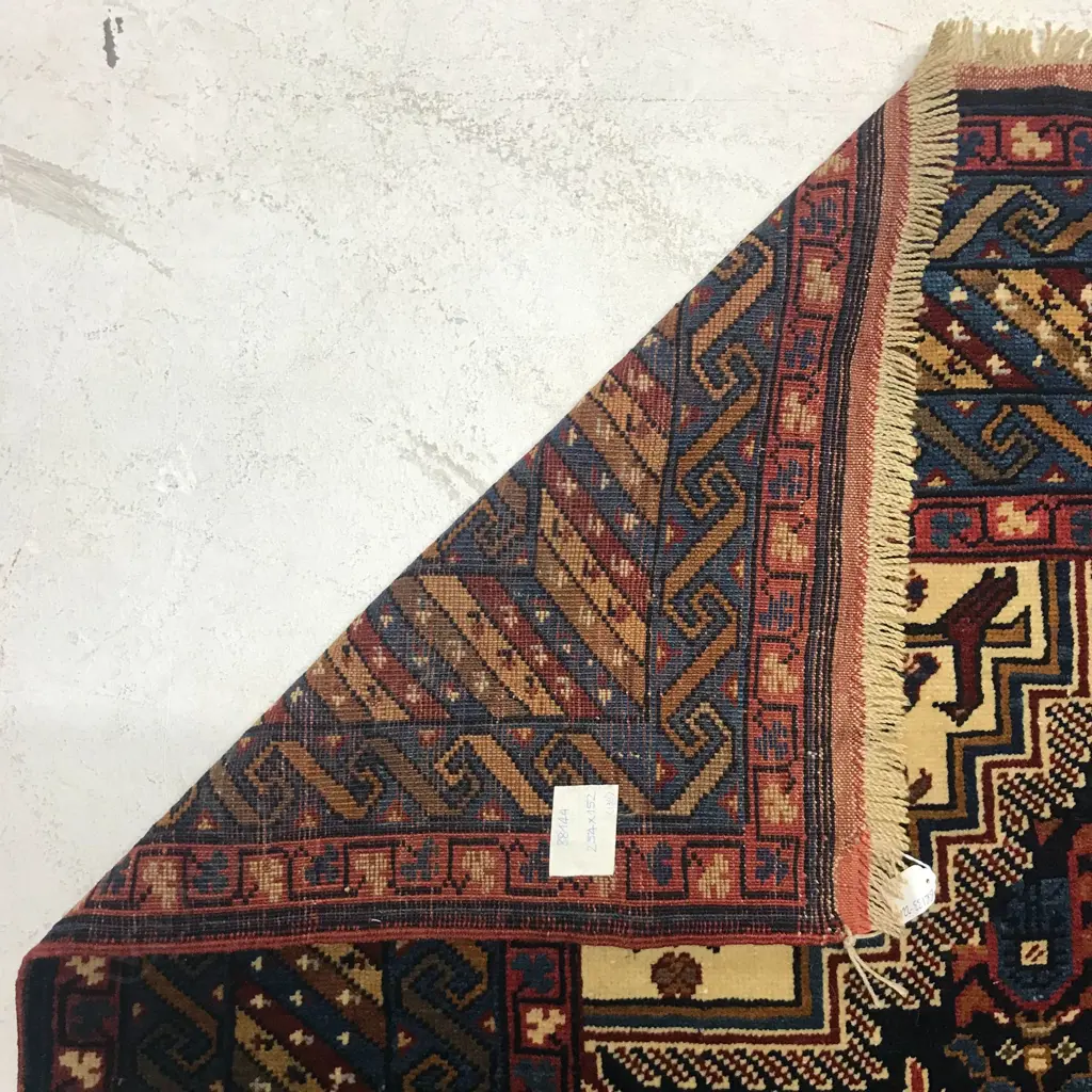 A Khila Boteh, Baku region, Shirvan rug. Second half 19thC. 254 x 152cm. Image 1++