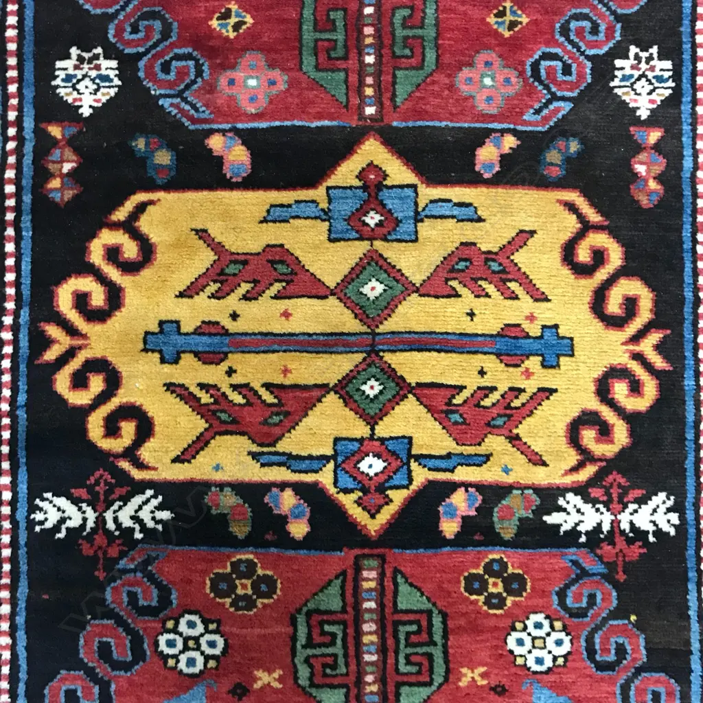 A superb Kadim Gyanja runner. Dated 1895, 304 x 151cm. Image 1++