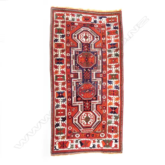 A Kadim Gyanja rug. 19th century. 260 x 132cm.