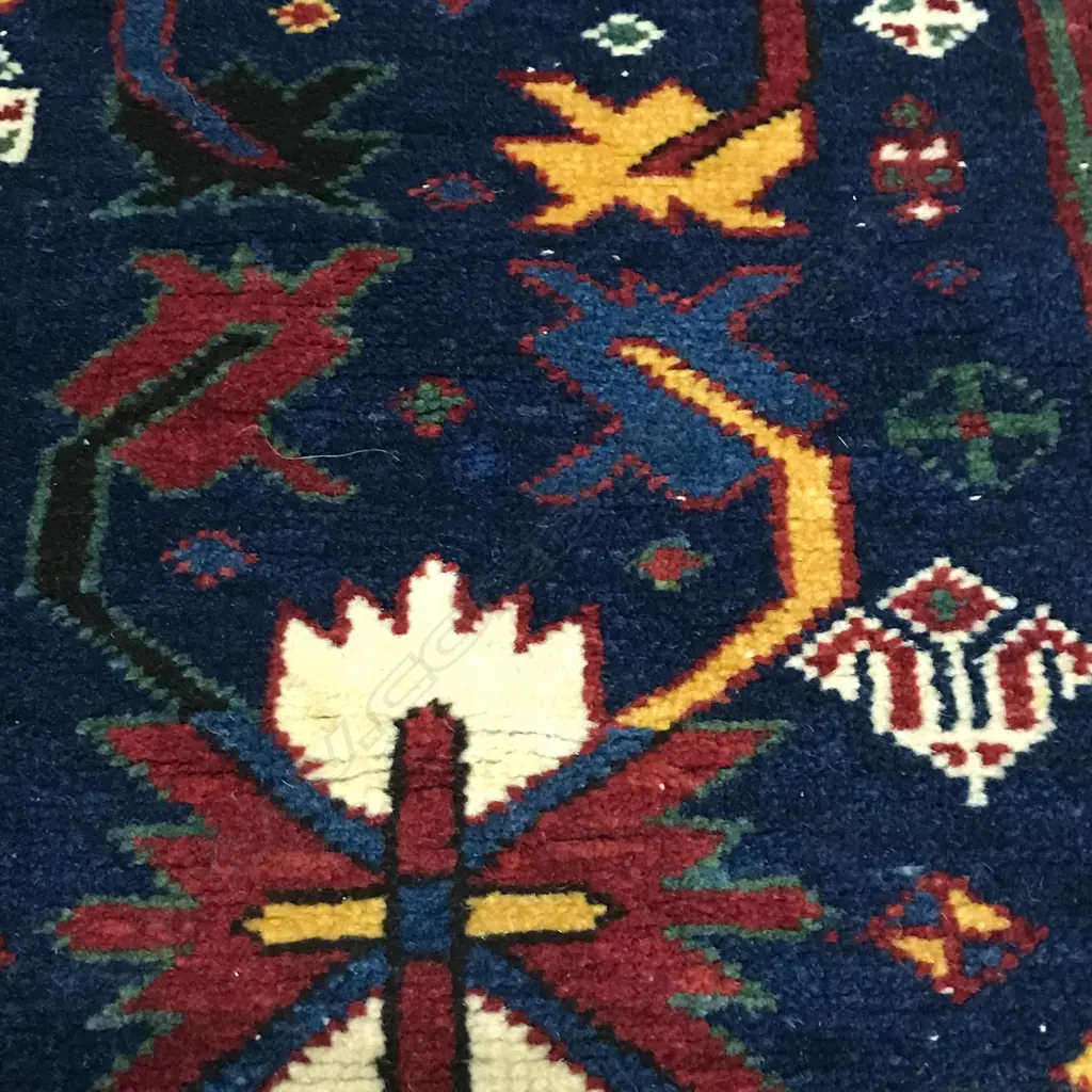 A Mihrabi Gyanja prayer rug. Second half 19thC. 158 x 85cm. Image 1++