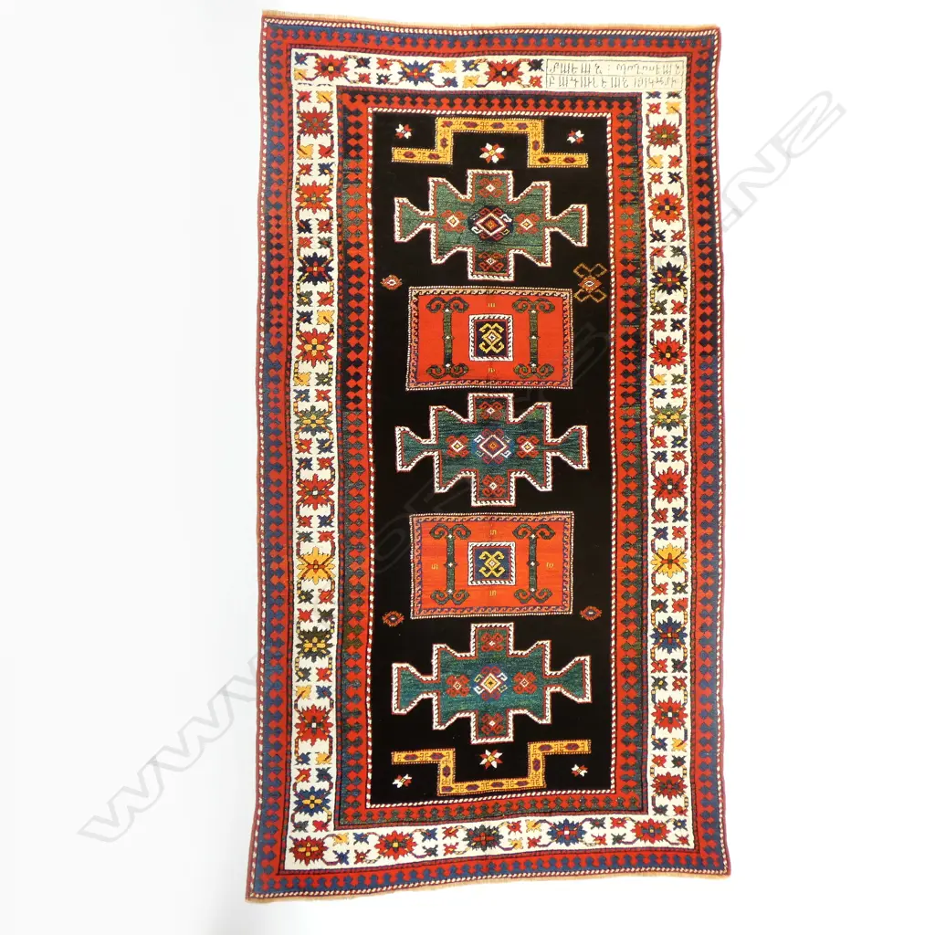 A Kedabek, Gyanja rug. Dated 1914. 285 x 155cm Image 1++
