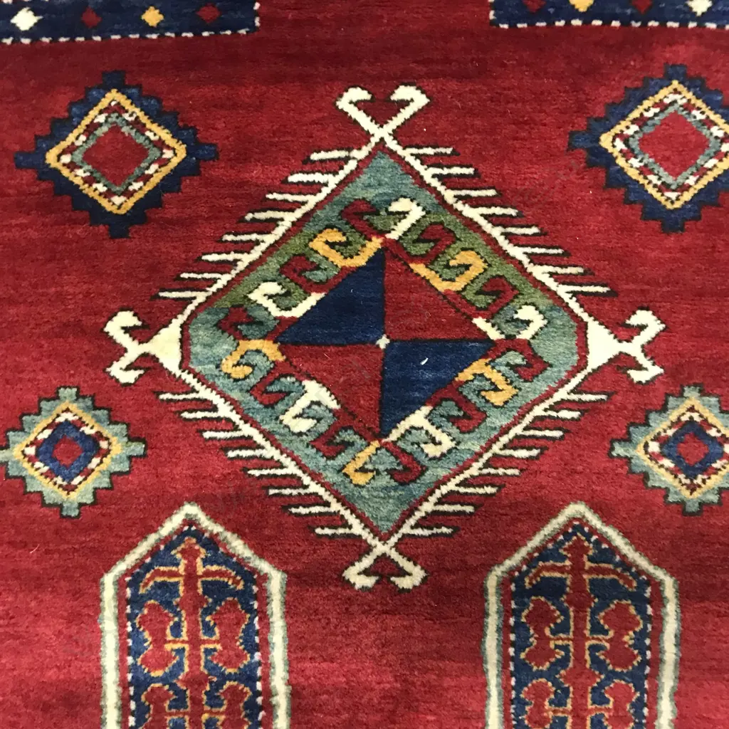 A Mihrabi Salakhly (so called Borchalou Kazak) prayer rug. 182 x 135cm. Image 1++