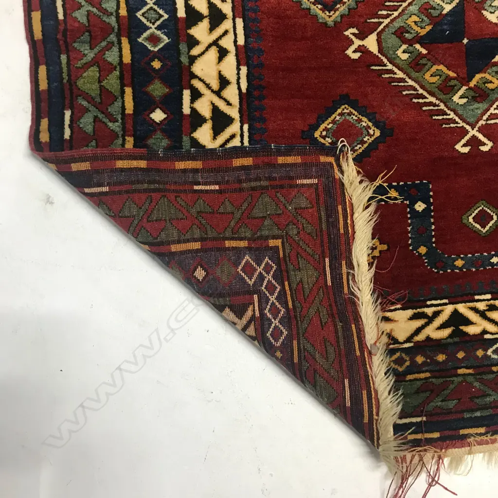 A Mihrabi Salakhly (so called Borchalou Kazak) prayer rug. 182 x 135cm. Image 1++
