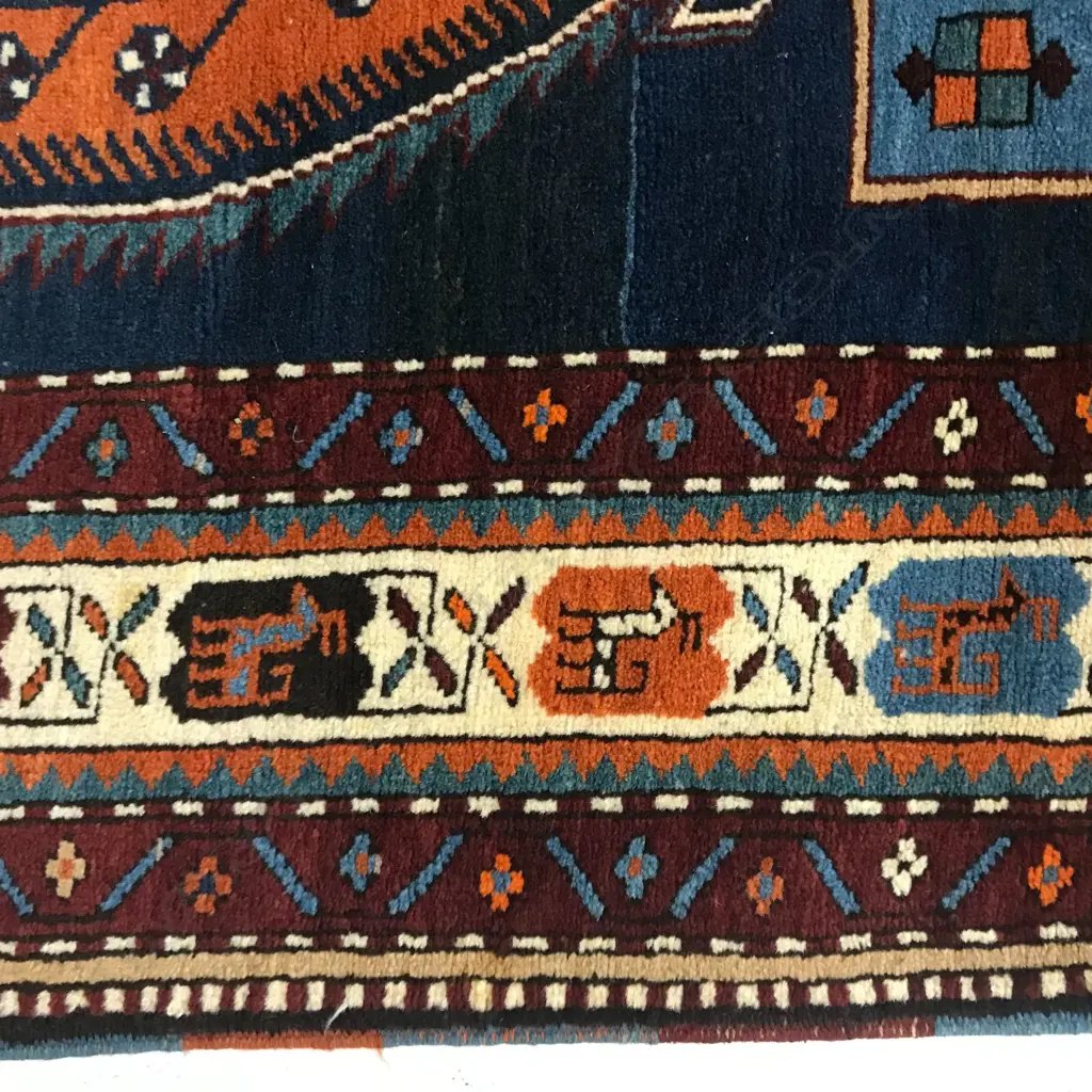 A Shikhly, Kazak rug. First quarter 20thC. 235 x 132cm. Image 1++