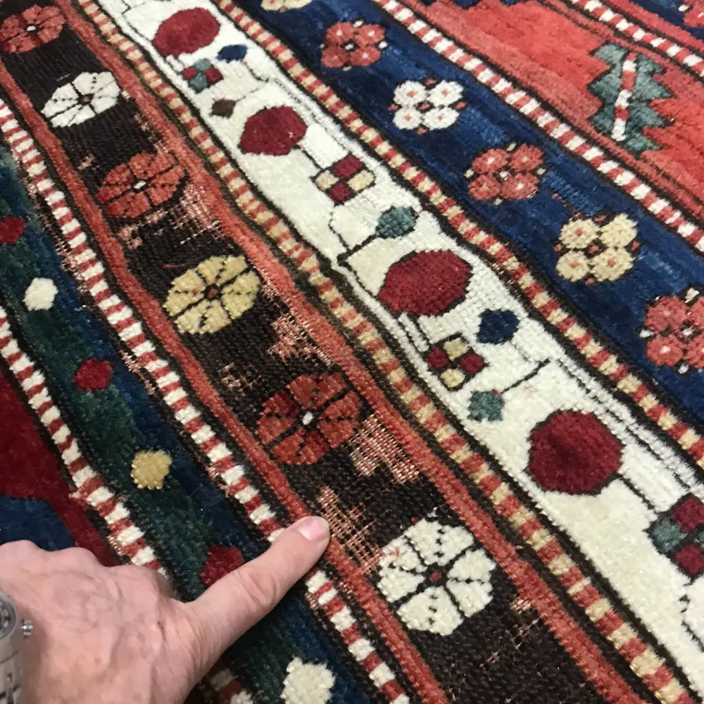 A Kaimagly (Lambalo Kazak), Kazak rug. Dated 1342 = 1923. 254 x 162cm Image 1++