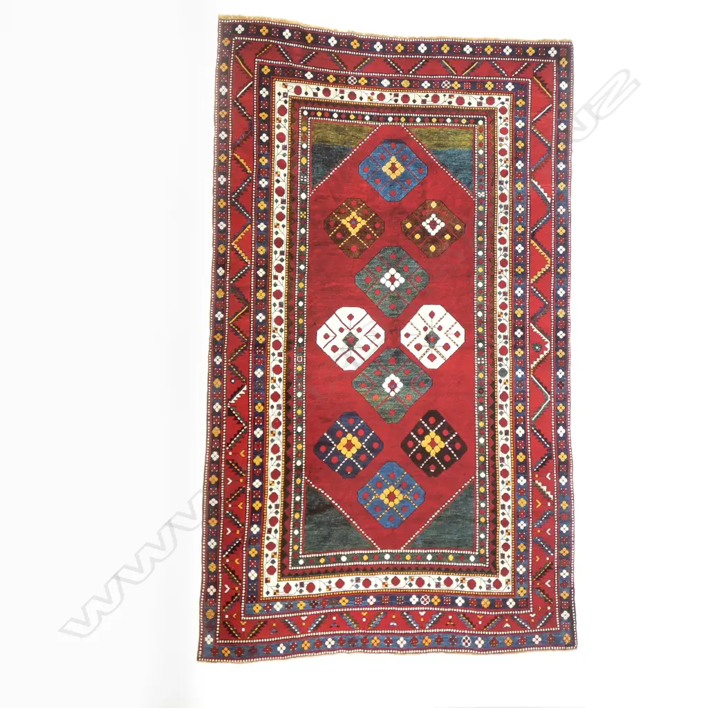 A Kaimagly (so called Lambalo Kazak), Kazak rug. Second half 19thC. 325 x 190cm. Image 1++