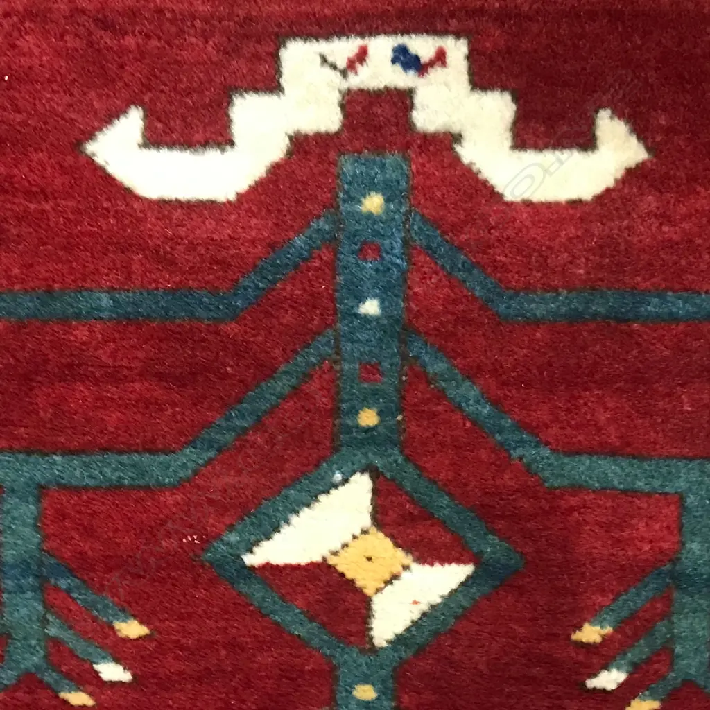 An Agajly Geychely (Tree Kazak) runner. Last quarter 19thC. 350 x 174cm. Image 1++