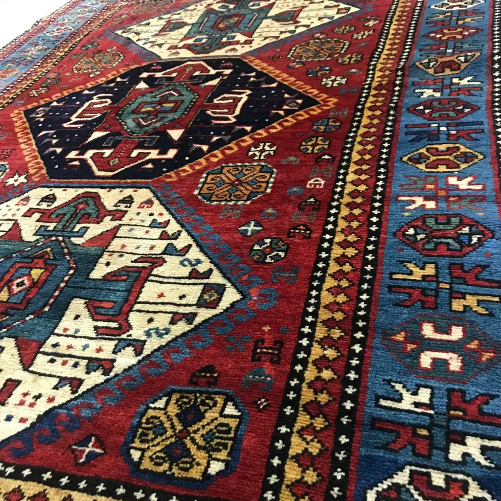 A Borchalou, Kazak rug Late 19thC. 198 x 156cm. Image 1++