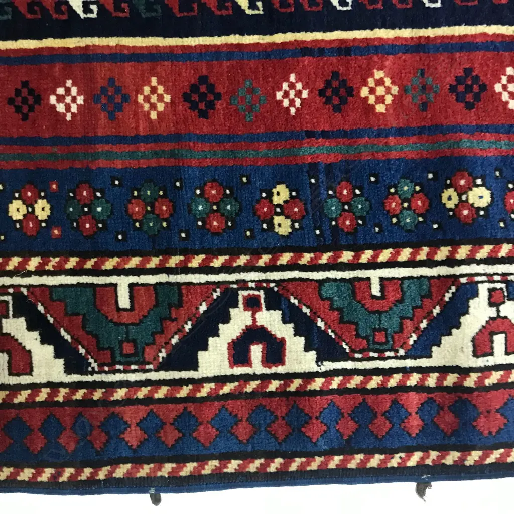 A Kachagan, (Borchalu district) Kazak runner. c.1880. 344 x 157cm. Image 1++