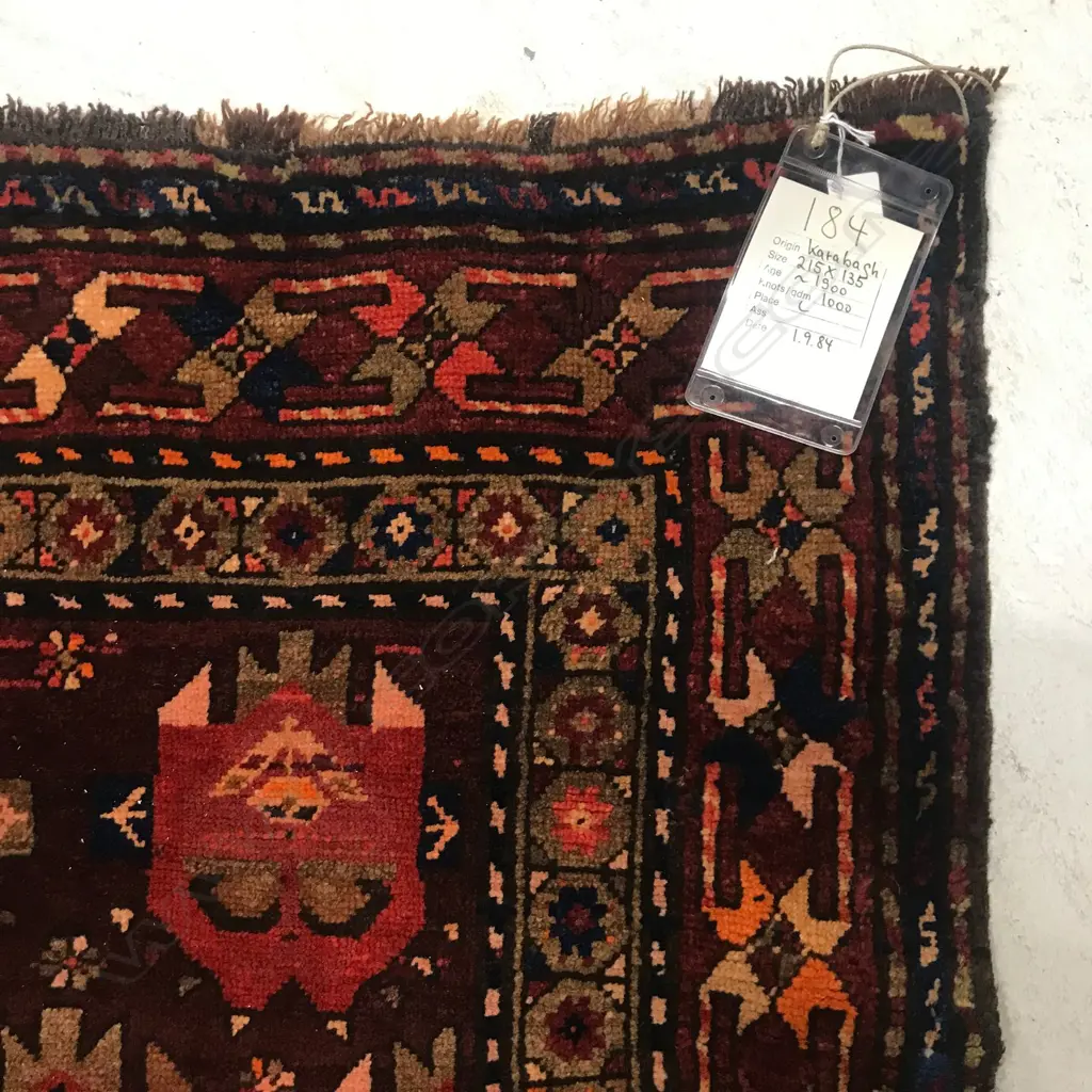 A Nakhichevan, Karabakh rug. Early 20thC. 215 x 135cm Image 1++