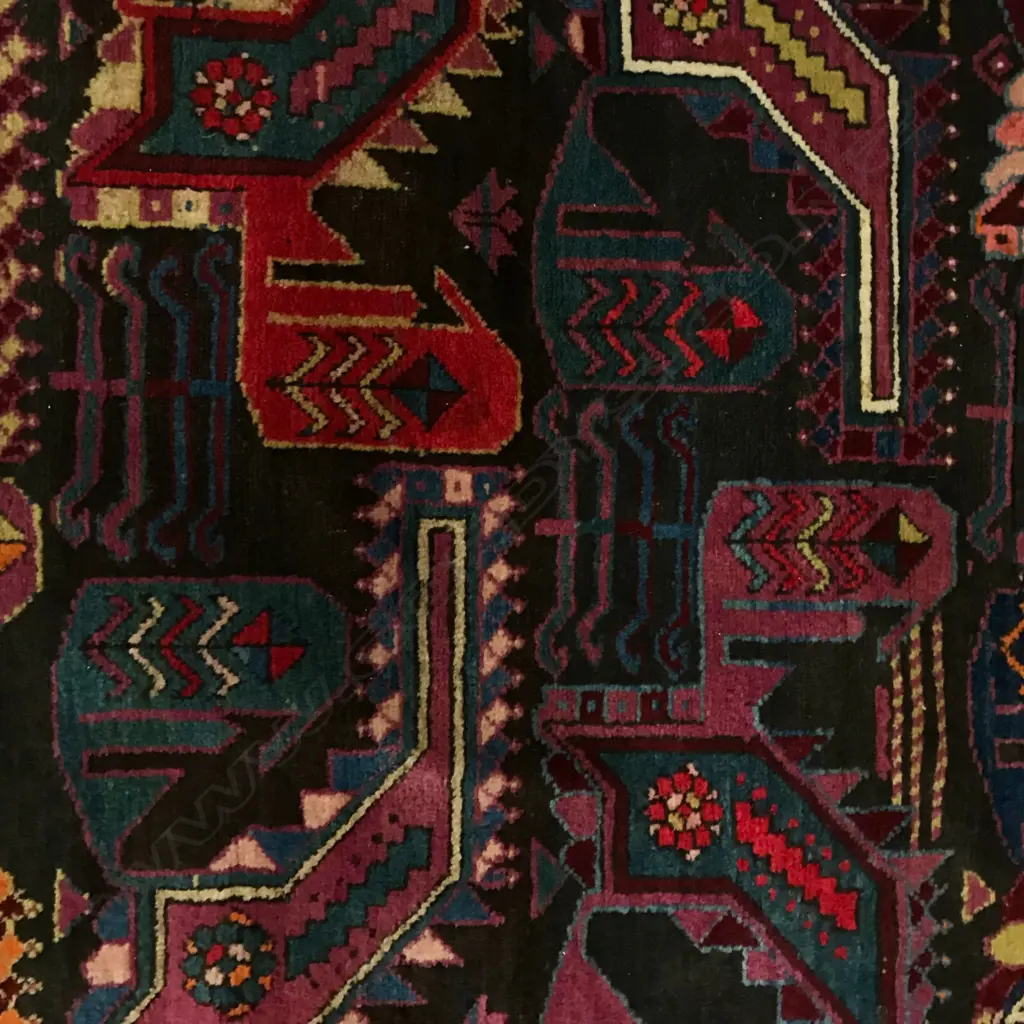An Goradiz (Horadiz), Karabakh 'buynuz' runner. Beginning of the 20thC. 299 x 135cm. Image 1++